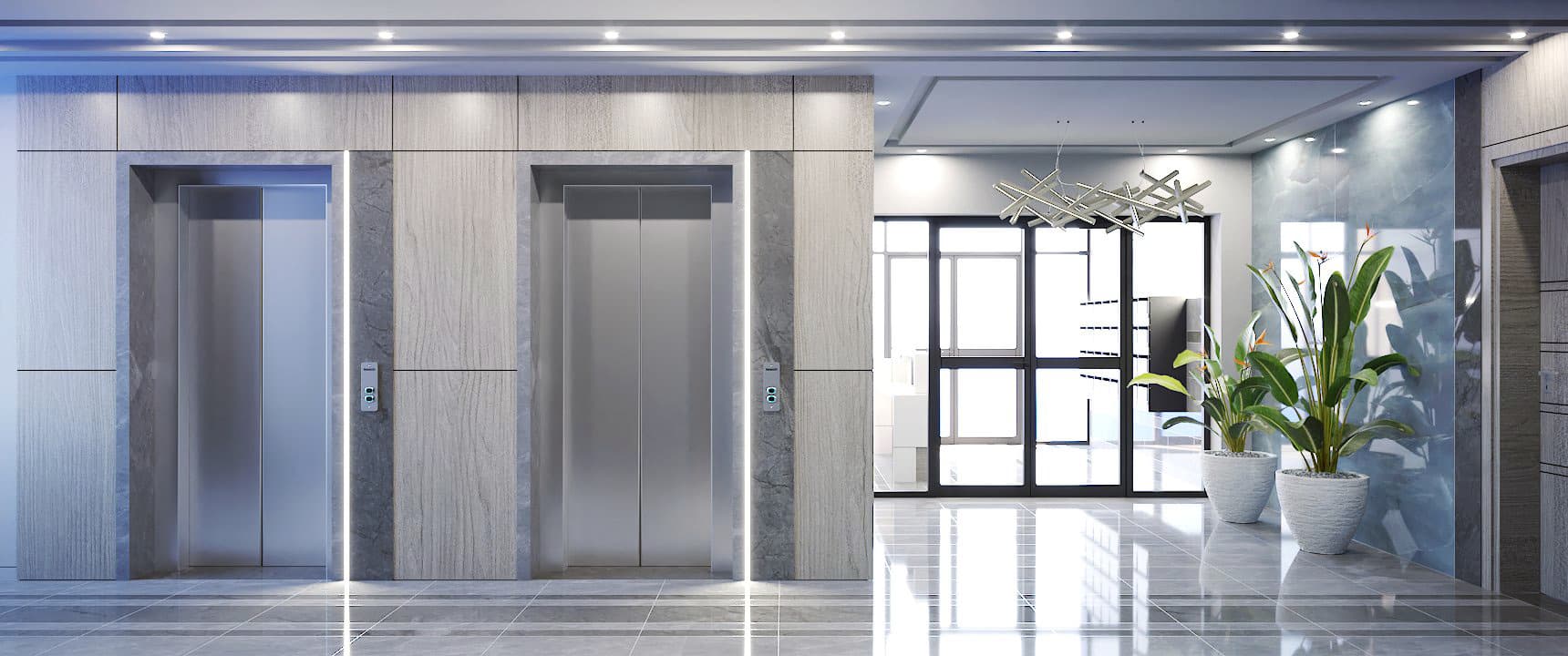 Omrane 16 Residence — Building lobby