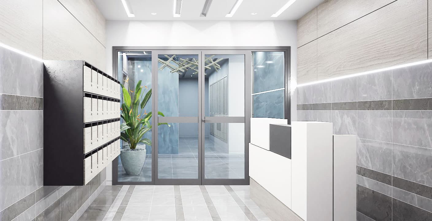 Omrane 16 Residence — Building lobby