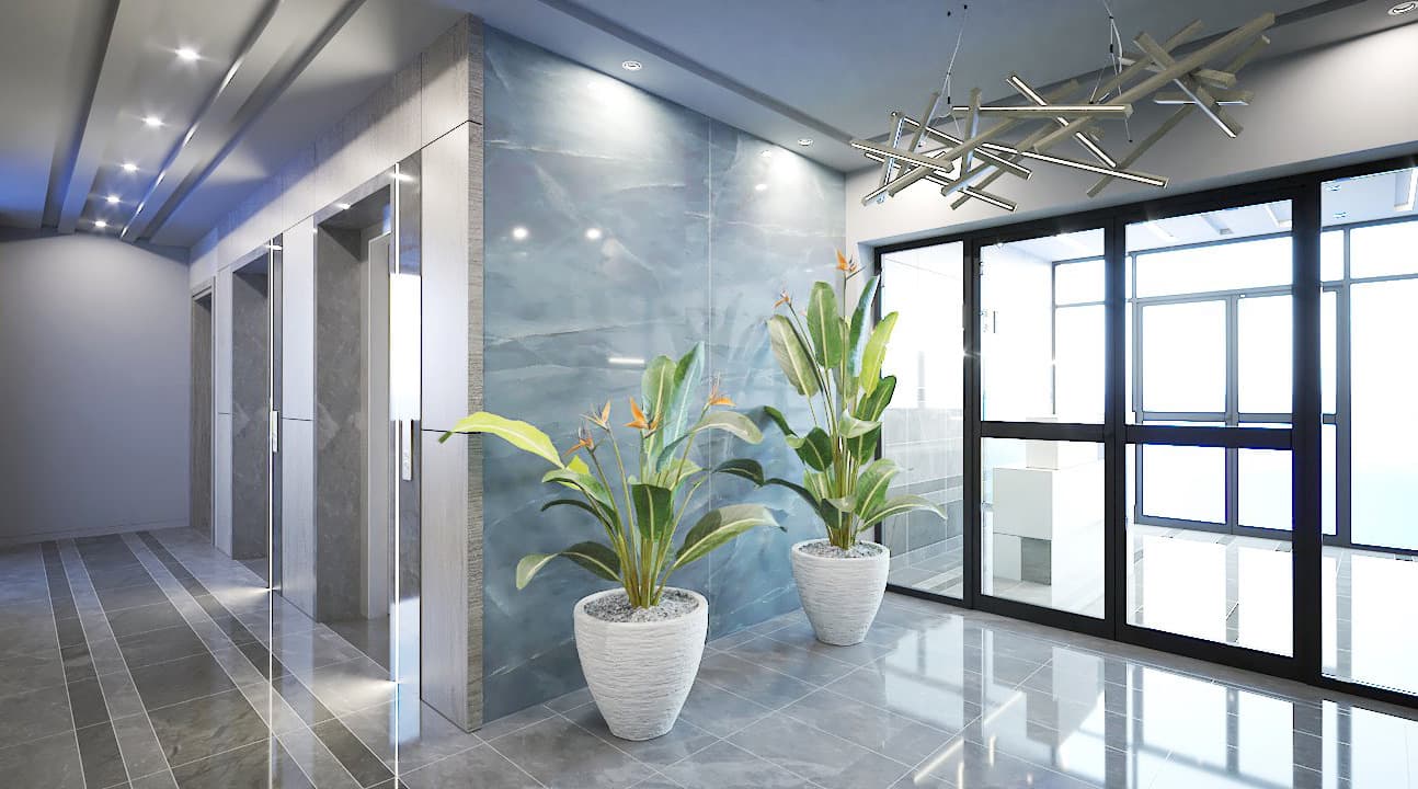 Omrane 16 Residence — Building lobby